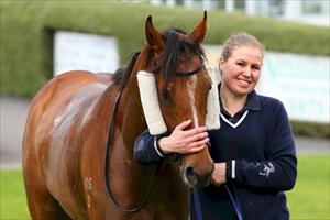 Mandalay Bay with Jess after winning on Peninsula Cup day